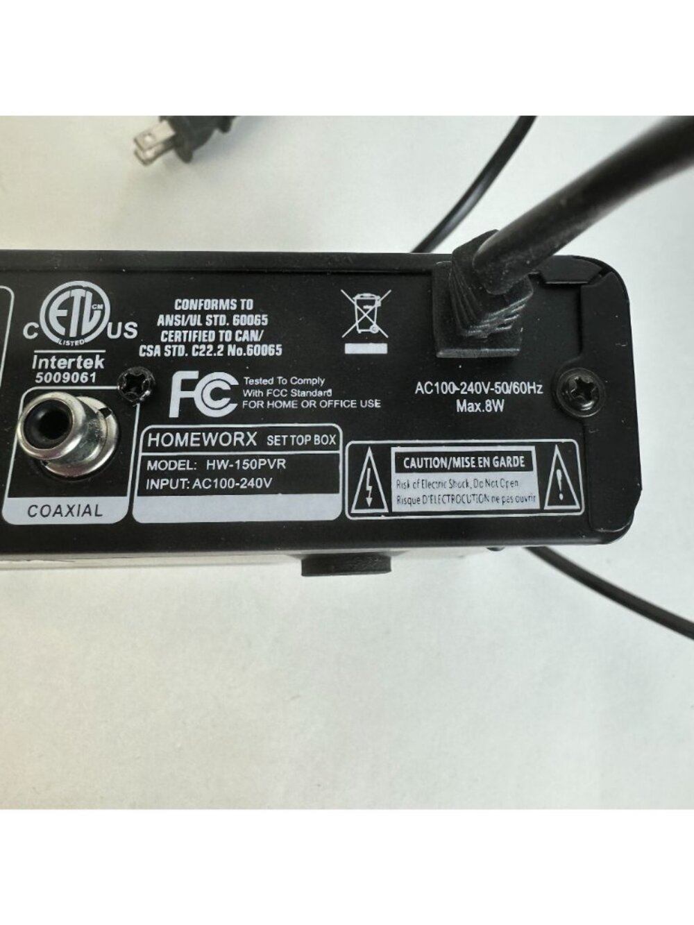 Homeworx HW-150PVR Set Top Box With Dolby Audio & Remote Control - Picture 6 of 9